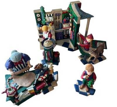 Department 56 All Through The House Vintage Christmas Lot Of 6 Kitchen Grandma