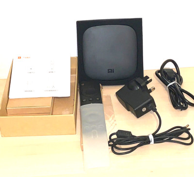 Mi TV Box Video Streaming Android MDZ-06-AA Remote + HDMI + Ethernet *Must Read