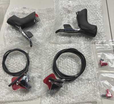SRAM RED AXS 12 SPEED FLAT MOUNT RIGHT AND LEFT SHIFTER/CALIPER SET (OEM)