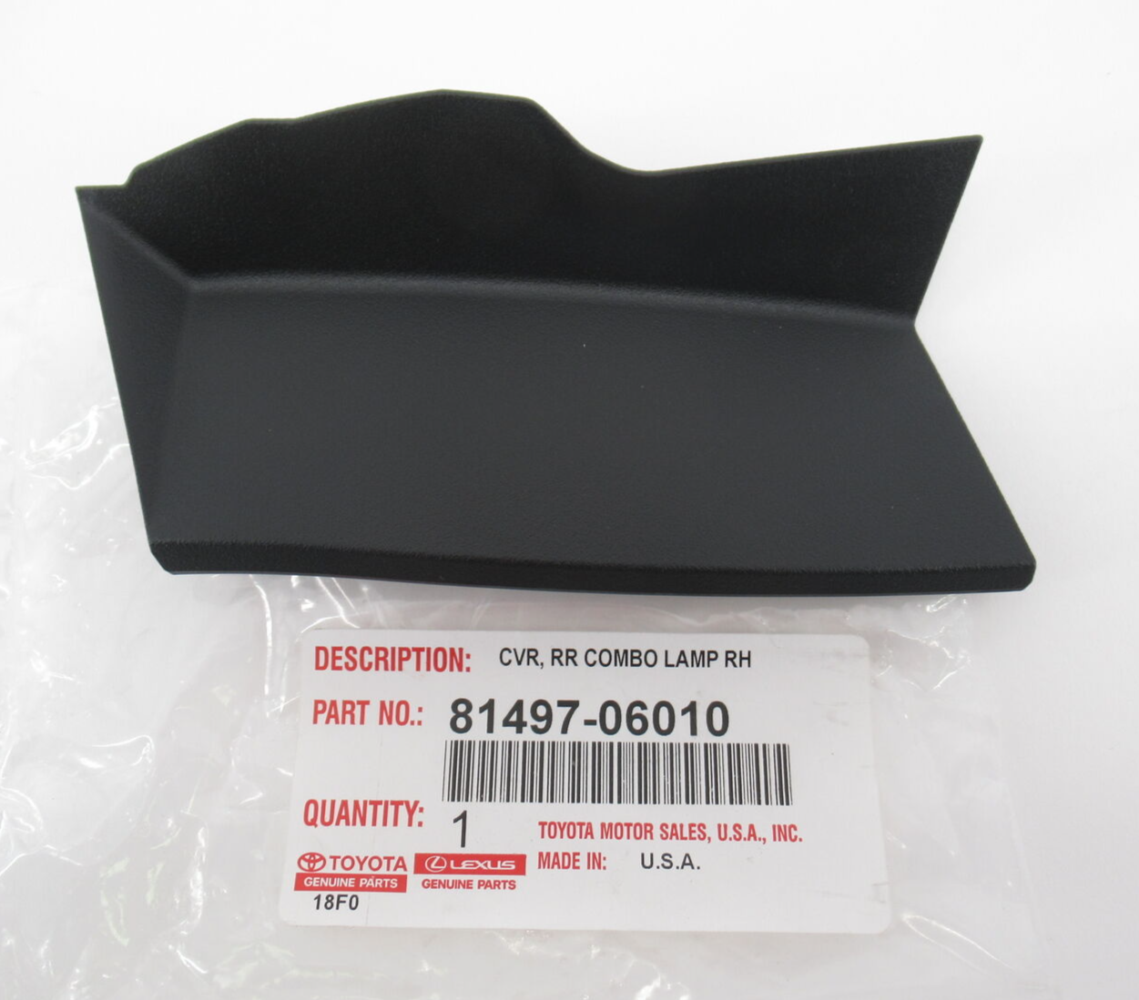 Genuine OEM Toyota 81497-06010 Passenger RH Tail Lamp Access