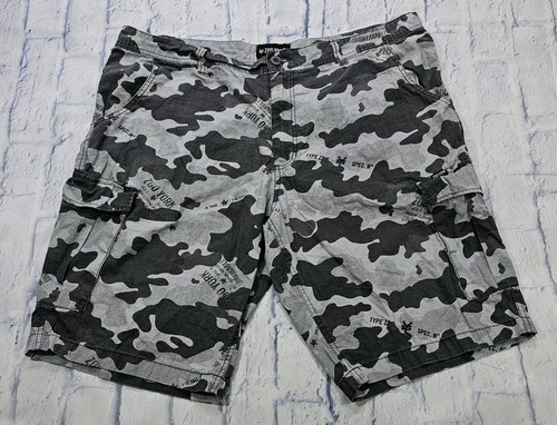 パンツ camo baggy shorts size M DAZZLZZAD Mens Camo Cargo Shorts Y2k Baggy Long Jorts Hip