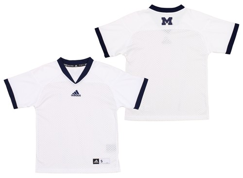 Джерси выездной команды Adidas NCAA Youth Michigan Wolverines Football — белый