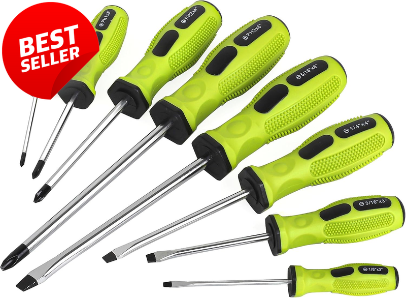 8PCS Magnetic Screwdriver Set Phillips Slotted Precision Repair Tools Kit - US