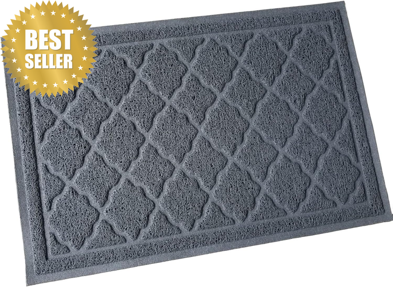 Cat Litter Box Mat, Large Kitty Litter Trapping Mat Keep Floor Clean, Litter Box
