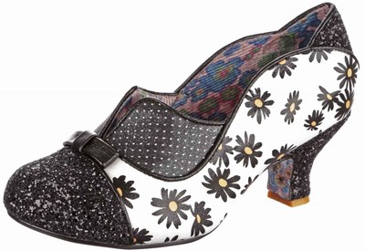 Irregular Choice Hold Up cFloral Womens Mid Heels Shoes