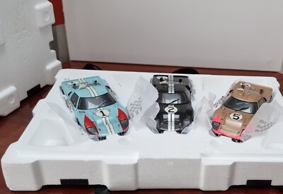 1/18 Exoto Afficianado Le Mans Ford GT40 RLG18SC2 1-2-3 Finish Box set Gift 1966