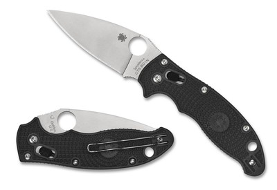 Spyderco Manix 2 Folding Knife C101PBK2 Plain Edge CTS-BD1N Blade Black FRCP