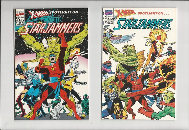 X-Men Spotlight On Starjammers 1 2 Complete Set 9.0 VF/NM Unread