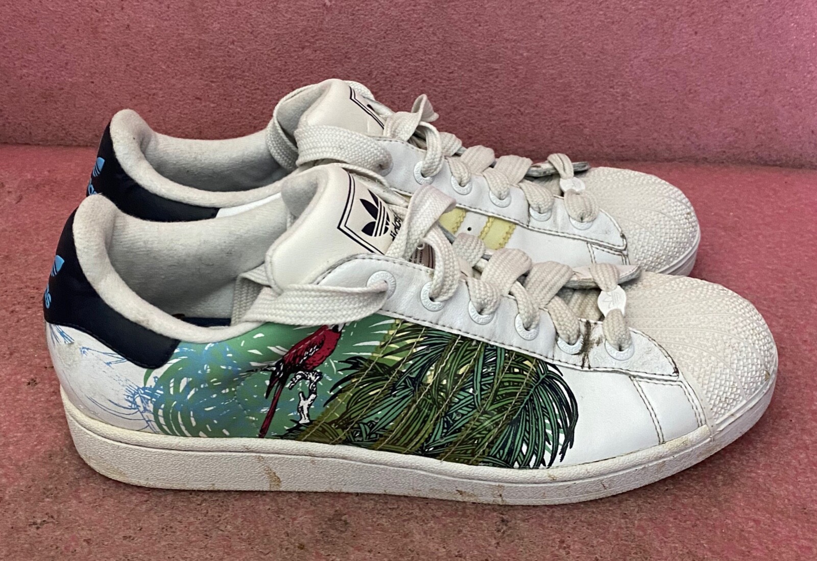 Vintage RARE Adidas 723001 Forest Graphics Men's Shoes 11.5