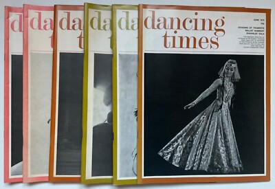 Lot 6 Vintage Dancing Times Magazine London 1973-1974 Ballet Modern Dance Folk