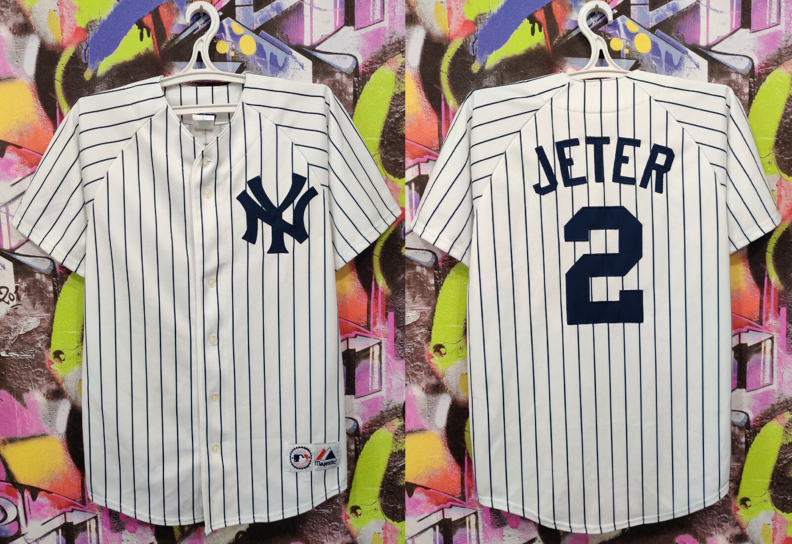 New York Yankees Derek Jeter #2 MLB Baseball Shirt Jersey New York Yankees Derek Jeter #2 MLB Baseball Shirt Jersey