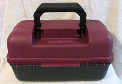 Flambeau Outdoors Tackle Box Double Tray Maroon Classic Series