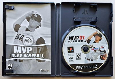 MVP 07 NCAA Baseball PS2 Complete, CIB (Sony PlayStation 2, 2007)