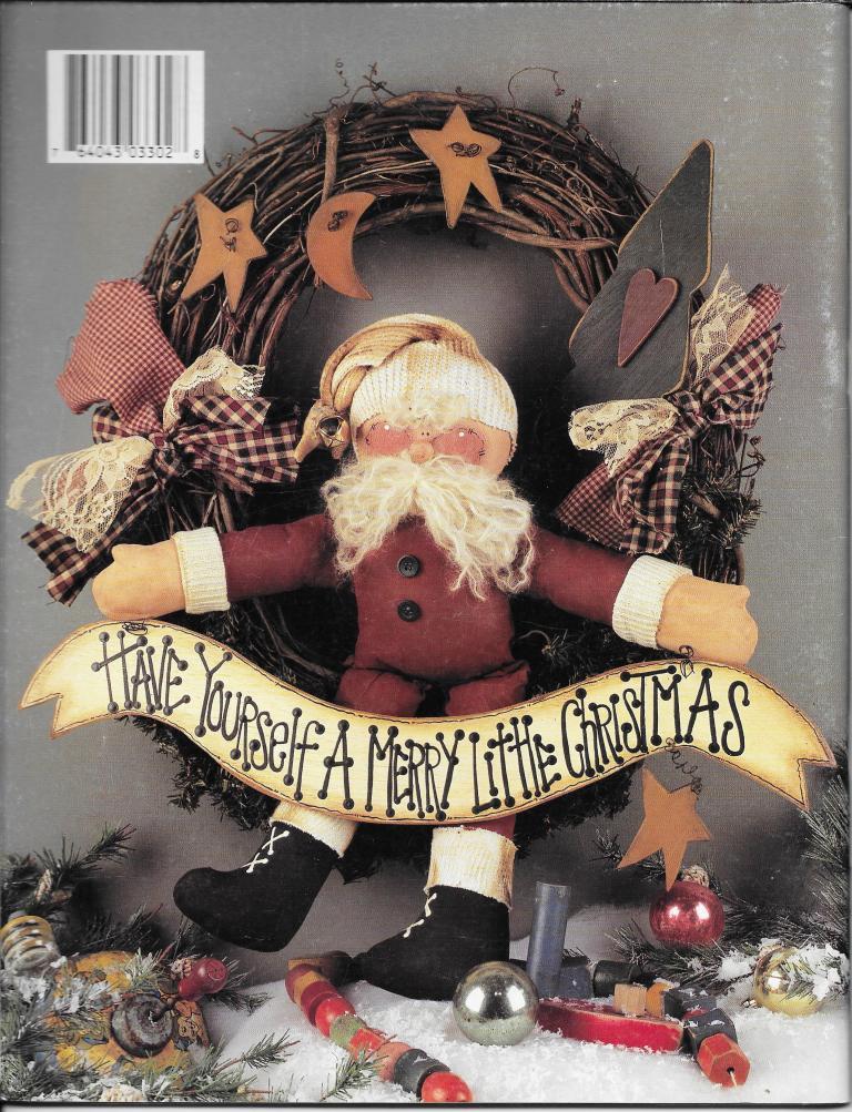 A Pretty Primitive Winter Tole Pattern Book by Karen Stone Patterns Included