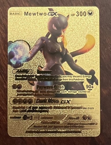 Mewtwo GX カード HP300 Shadow Mewtwo GX Hp300 Fan Art Silver Foil NM | eBay