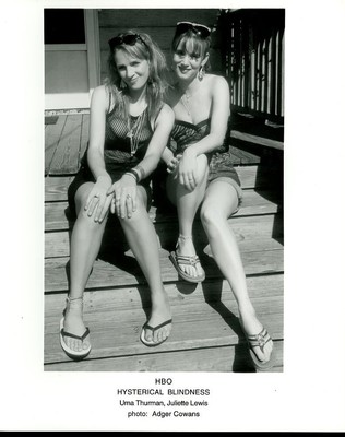 HYSTERICAL BLINDNESS Original 2002 HBO 8x10 Photo UMA THURMAN Juliette Lewis vv 