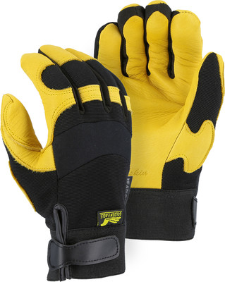 Golden Eagle mechanics INSULATED deerskin gloves leather work riding 2150H