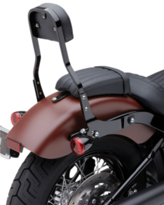 Cobra Detachable Backrest Kit 14'' Black Square 602-2050B Harley Softail Heritage