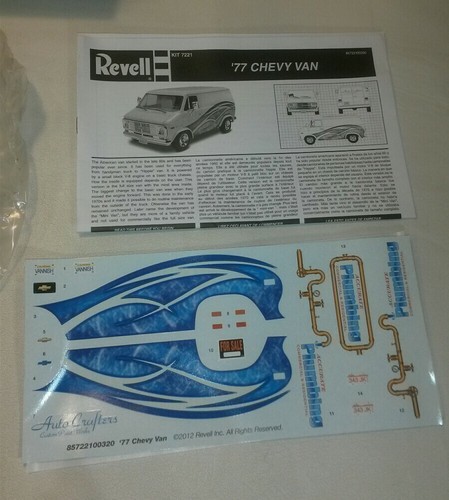 ? NEW Revell Monogram ‘77 Chevy Van 1/24 Scale #85-7221 FREE SHIPPING