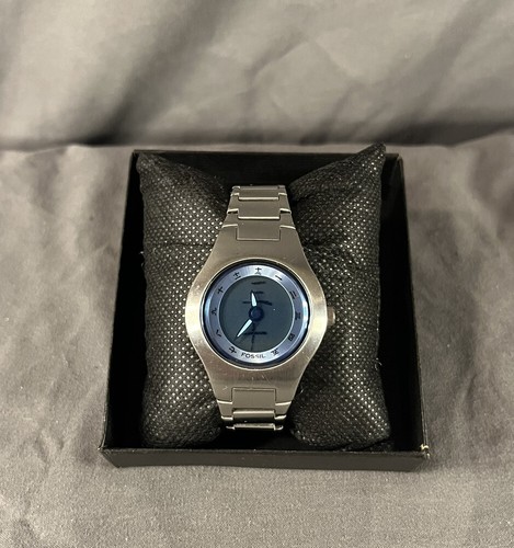 Fossil Big Tic Watch Men Silver Tone JR-8000 Moving Dial *2 Fossil Big Tic Watch Men Silver Tone JR-8000 Moving Dial *2