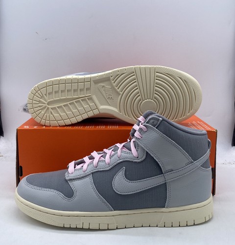 

Мужские кроссовки Nike Dunk High Retro Particle Grey DQ8800-001, размер 10,5, Серый, Nike Dunk High
