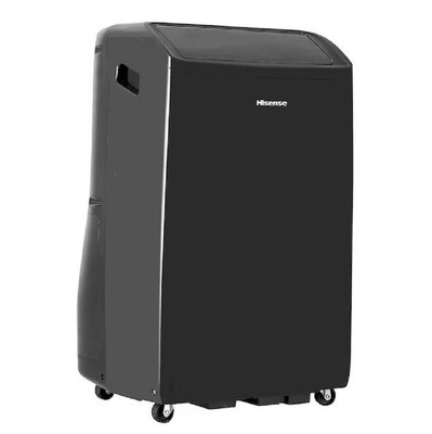 Hisense 10,000-BTU DOE (115-Volt) 550-sq ft Grey Vented Wi-Fi Portable Air Condi
