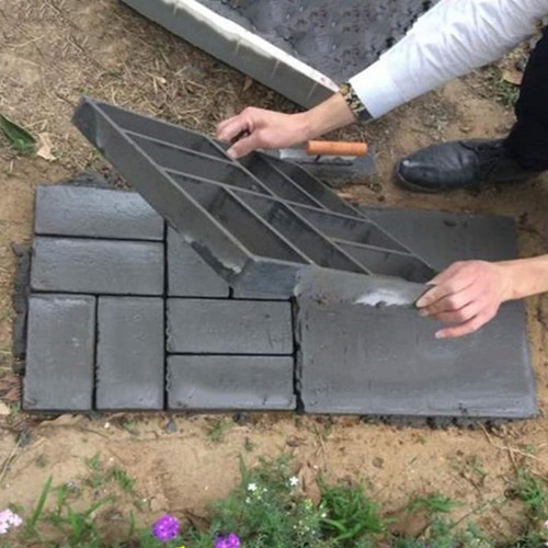 4 Styles Grip Driveway Paving Mold Patio Concrete Stone Path Walk