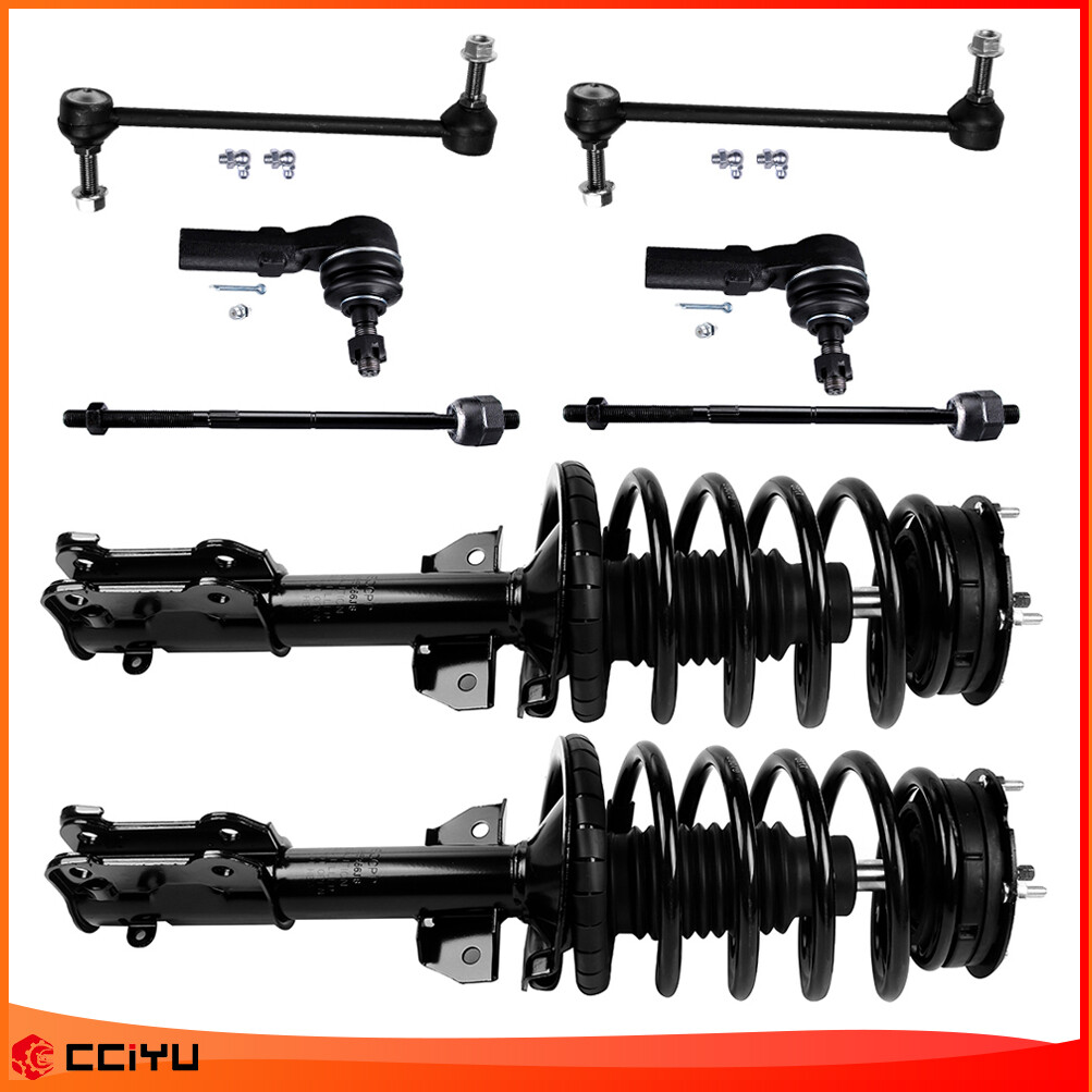 Aazon.co: Front Struts Assebly W/Coil Spring Coplete Shock Absorber