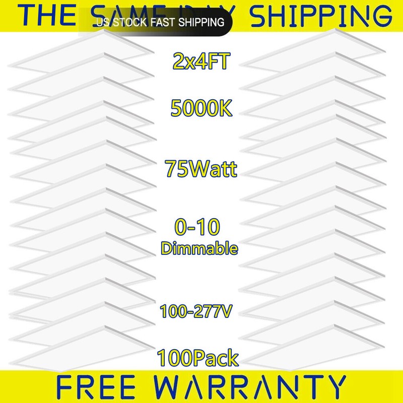 2x2FT 2 x 4FT LED Dimmable Flat Panel Light led