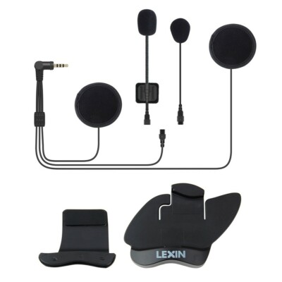 Motorcycle Helmet Headset Speaker & Microphone & Clip for LEXIN FT4Pro Intercom