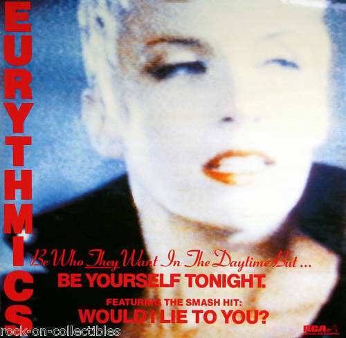 Eurythmics 1985 Lie To Me Original Vintage Promo Poster