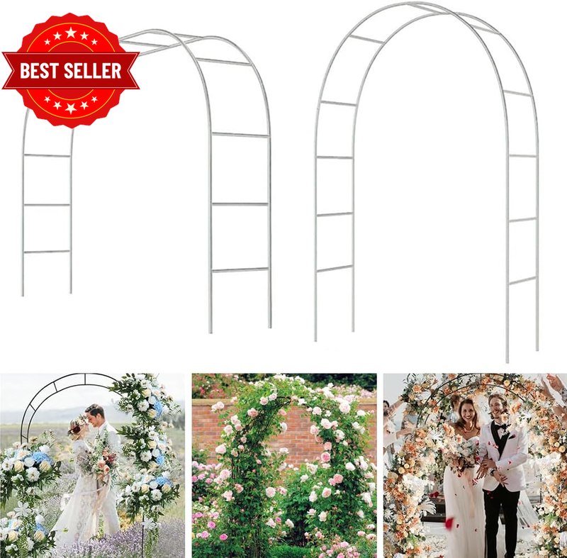 Garden Arch Climbing Plant Support Flower Arbour Pergola Trellis
