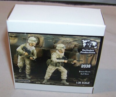VERLINDEN 1:35 BRITISH RECONNAISSANCE TEAM GULF WARS 2 RESIN FIGURES 2038 NIB