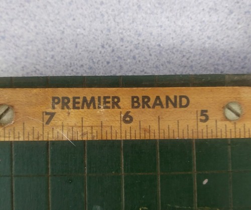 Vintage Premier Brand Paper Cutter Trimmer 9