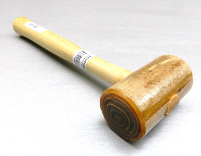 Rawhide Mallet Hammer #4 Garland 11oz Mallets 2'' Face x 3-1/2'' Head Garland USA