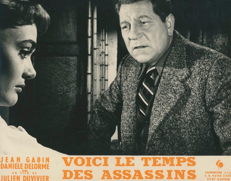 Jean Gabin Daniele Delorme Voici Le Temps Des AssassinsÂ 1956 Photo Original