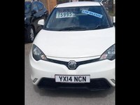 2014 MG MOTOR UK MG3 1.5 VTi-TECH 3Style 5dr HATCHBACK Petrol Manual