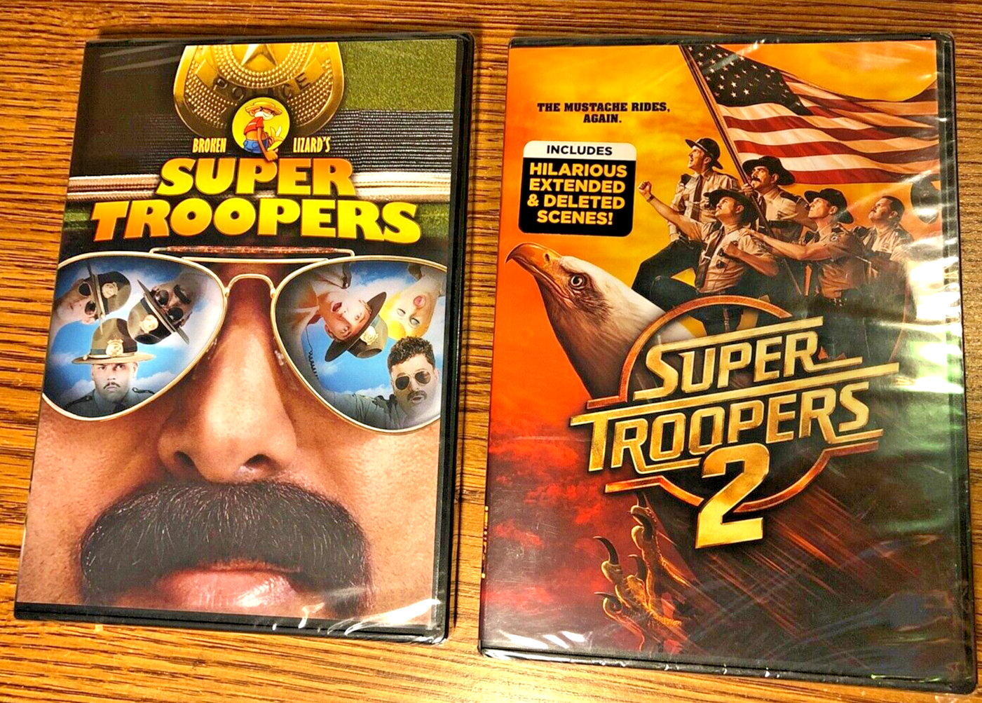 Super Troopers 1 & 2 DVD Lot Broken Lizard Comedy Movie Set