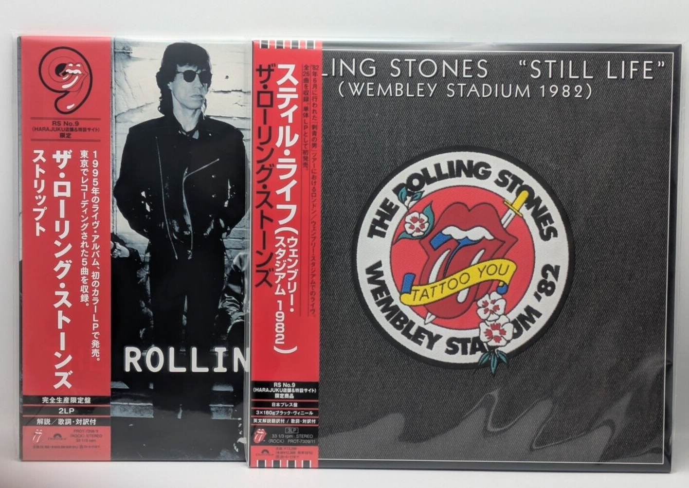 ローリングストーンズ/stripped二枚組LP The Rolling Stones Stripped 2 LP Red Color Vinyl RS No.9