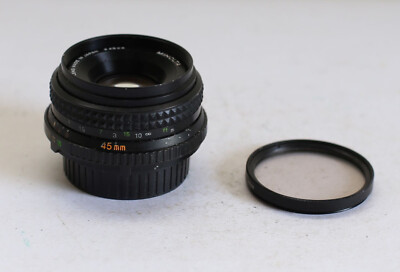 Minolta MD Rokkor - 45 mm 1:2 Objektiv
