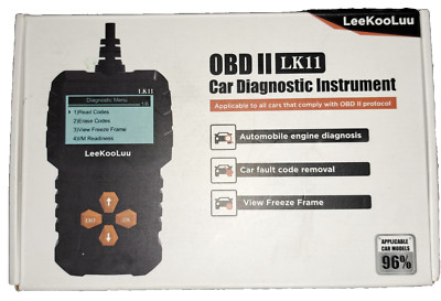 OBD2 Scanner Ease Setup Plug-Play: Clear Reset Engine Error Code Professional...