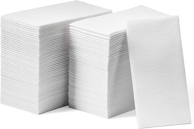 50-Pack  Disposable Linen-Feel Guest Towels - 12'' X 17'' Cloth-Like Hand Towels -