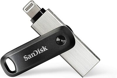 Sandisk iXpand Go Flash Drives for iPhone & iPad - Lightning & USB-A Connectors