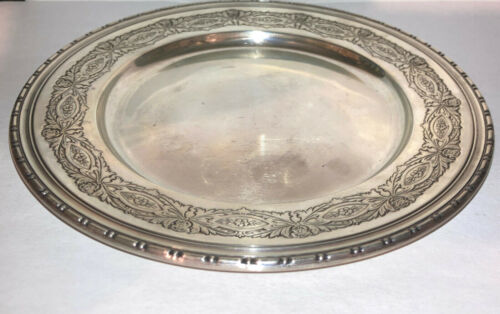 Vintage R Wallace & Sons Sterling Silver Ornate Bread & Butter Plate 6” 2899 -9