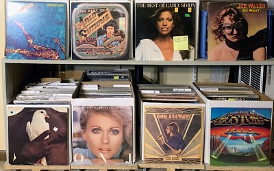 Lot 3 -Vinyl records.  Many $10 and under.  Classic rock & pop.
