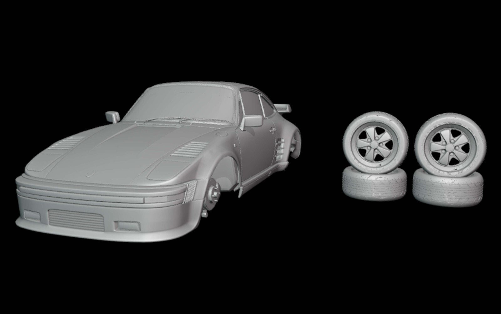 ミニカー Porsche930Turbo Slant Nose896/1000 1/18 Porsche 911 (930) Turbo 