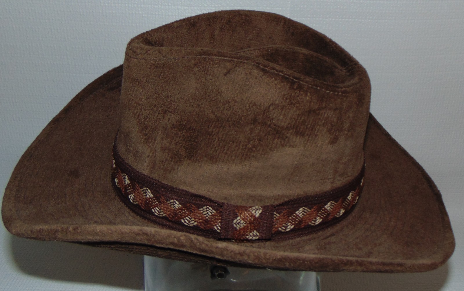 The Duke Collection Vintage Brown John Wayne Cowboy Hat Size L 7 1/4 - 7 3/8