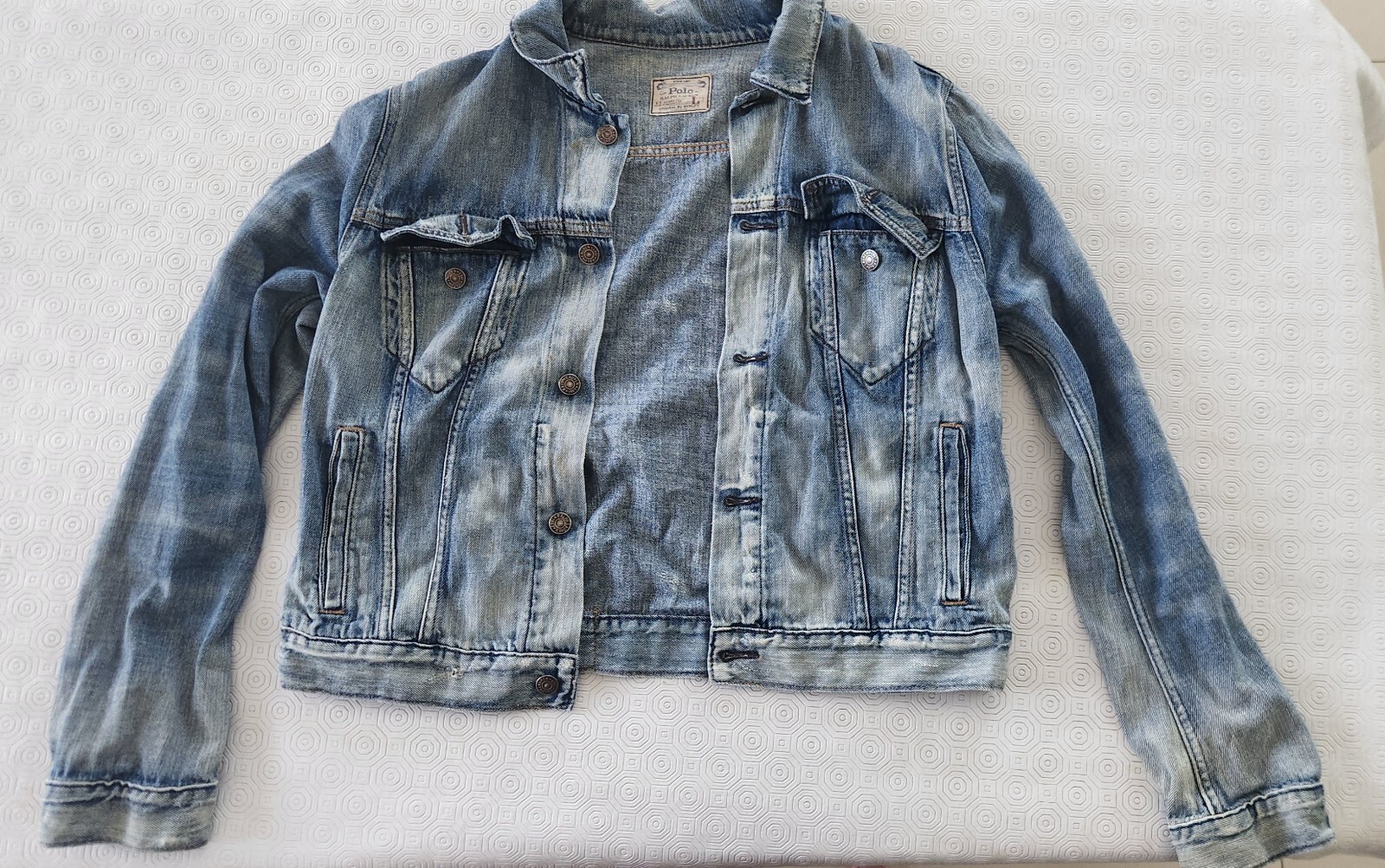 N*O様 90s Ralph Lauren TRUCKER JACKET Vintage 90s Ralph Lauren RRL Double RL Denim Jacket Corduroy