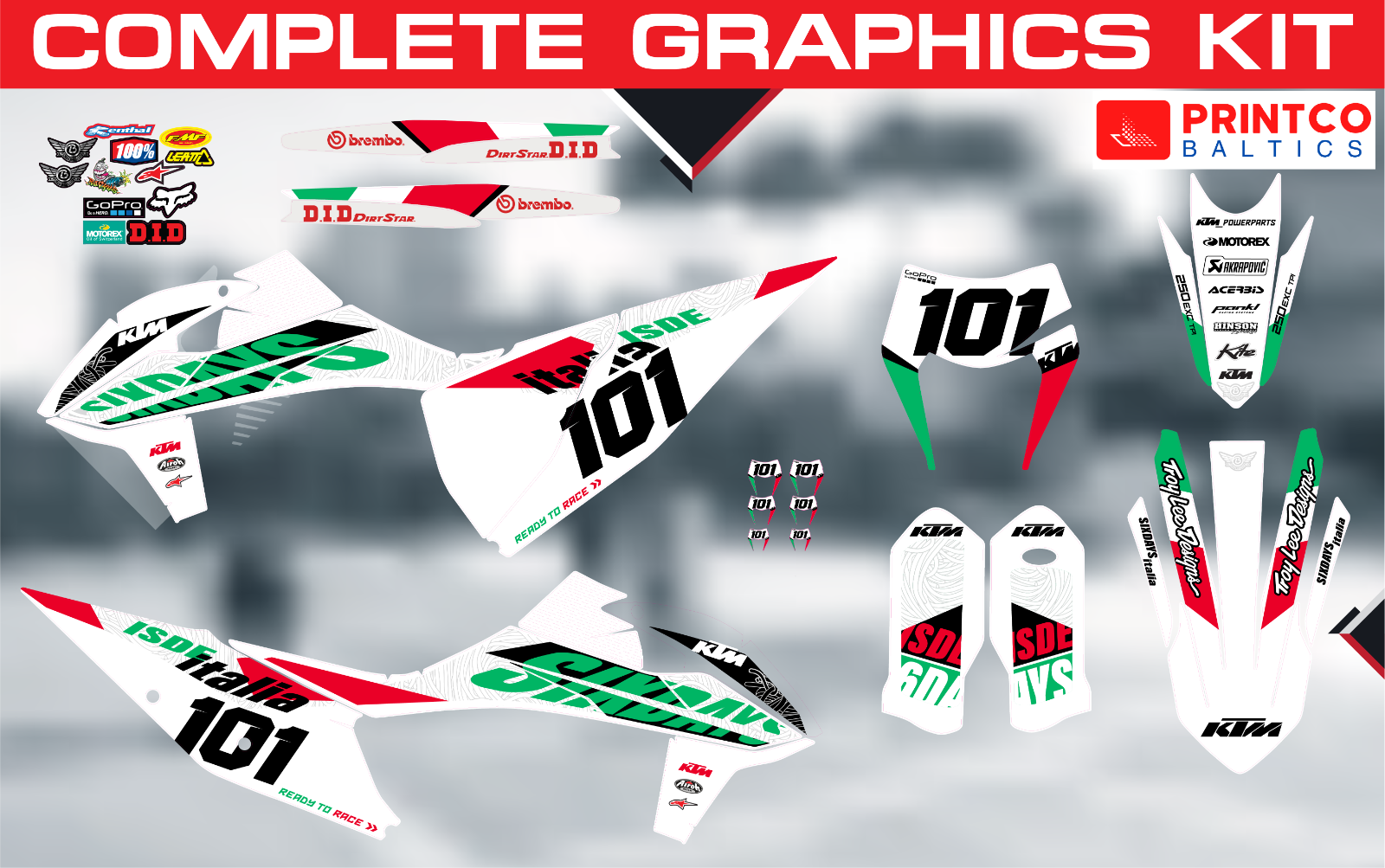 KTM SX EXC 65 85 125 250 300 450 2013-2025 complete graphics