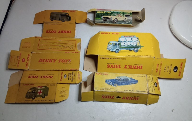 Dinky Toys Ancien 6 Boites Vides Incompletes  Bm #5